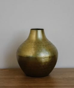 Creative Co-op Pune Metal Vase Home Decor