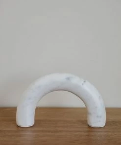 Creative Co-op White Marble Arch Home Decor