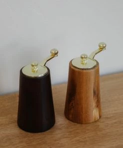 Creative Co-op Kitchen Acacia Wood Pepper Mill