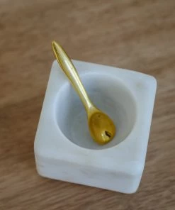 Creative Co-op Marble Square Bowl Kitchen