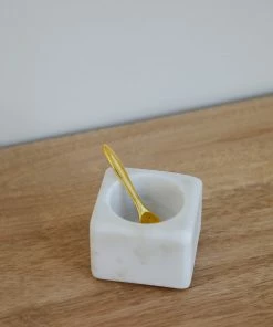 Creative Co-op Marble Square Bowl Kitchen