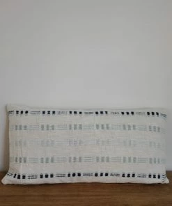 Creative Co-op Woven Embroidered Lumbar Pillow Home Decor