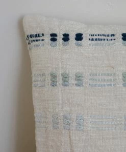 Creative Co-op Woven Embroidered Lumbar Pillow Home Decor