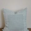 Sugar Feather Mineral Hand Printed Pillow Home Decor