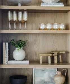 Creative Co-op Wood Pedestal