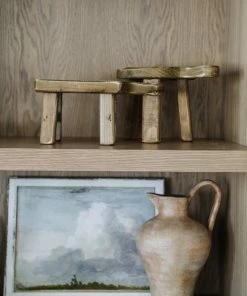 Creative Co-op Wood Pedestal