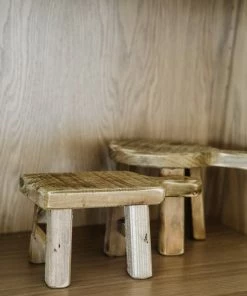 Creative Co-op Wood Pedestal