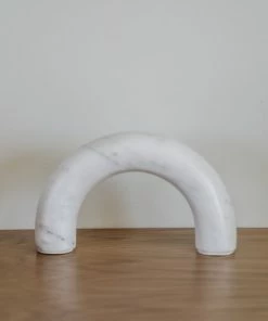 Creative Co-op White Marble Arch Home Decor