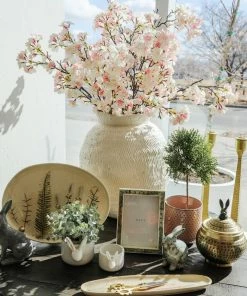 Creative Co-op Rabbit Finial Container Home Decor