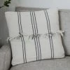 Creative Co-op Home Decor Woven Fringe Pillow
