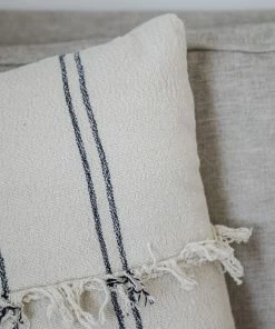 Creative Co-op Home Decor Woven Fringe Pillow