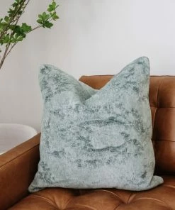 Classic Home Tribulation Velvet Pillow/ Sage