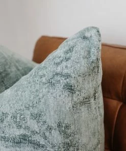 Classic Home Tribulation Velvet Pillow/ Sage