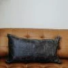 Classic Home Onyx Leather Pillow