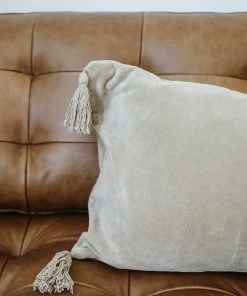 Pom Pom At Home Bianca Long Pillow In Natural