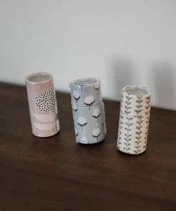 Creative Co-op Floral Tube With Matches