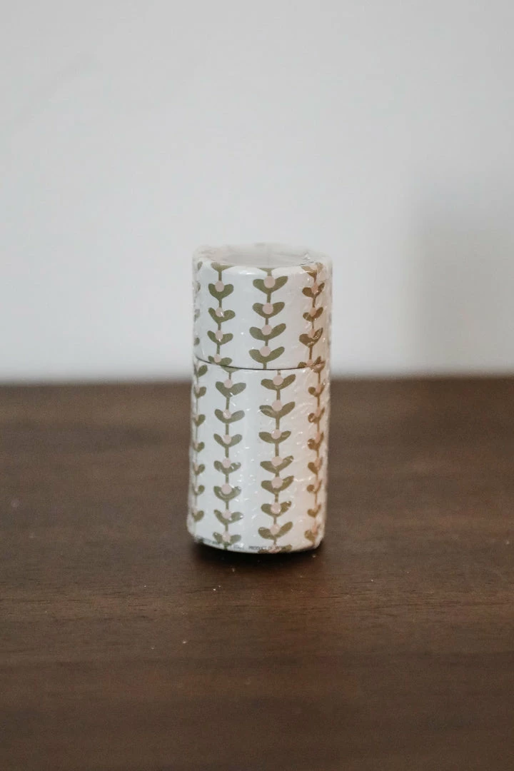 Creative Co-op Floral Tube With Matches