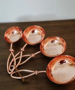 Creative Co-op Hammered Stainless Steel Scoops Kitchen