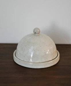 Creative Co-op Kitchen Glazed Stoneware Dish