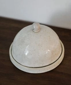 Creative Co-op Kitchen Glazed Stoneware Dish