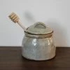 Creative Co-op Kitchen Stoneware Honey Jar