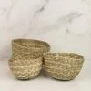 Bloomingville Green Weave Seagrass Bowl
