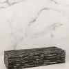 A.Sanoma Black Ribbed Box Home Decor
