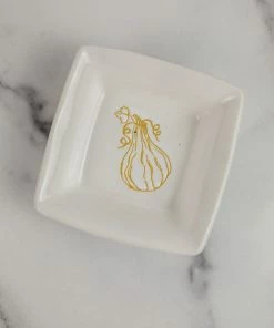 Two's Company Pumpkin Tidbit Dish