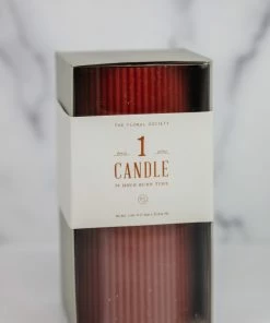The Floral Society Fancy Pillar Candle Home Decor