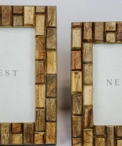 India Handicrafts Home Decor Wood Photo Frame