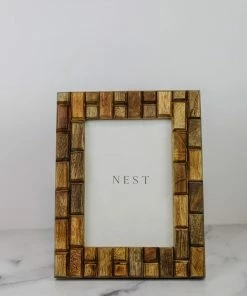 India Handicrafts Home Decor Wood Photo Frame