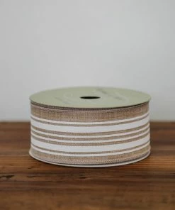 Allstate Striped Linen Ribbon Kitchen Party