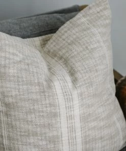 Classic Home Mean It Striped Pillow