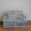 A.Sanoma Home Decor Line Upon Line Bone Box