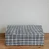 A.Sanoma Black & White Gingham Bone Box Home Decor