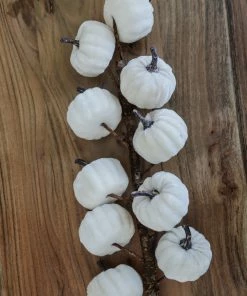 Mud Pie Home Decor Velvet Pumpkin Stem