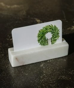 BIDK Home Kitchen Marble Place Card Holder