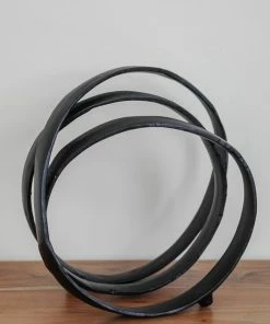 Sagebrook Home Decor Black Loopy Sculpture