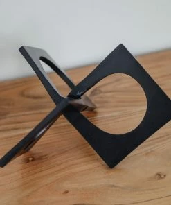 Sagebrook Home Decor Black Linked Square Decor