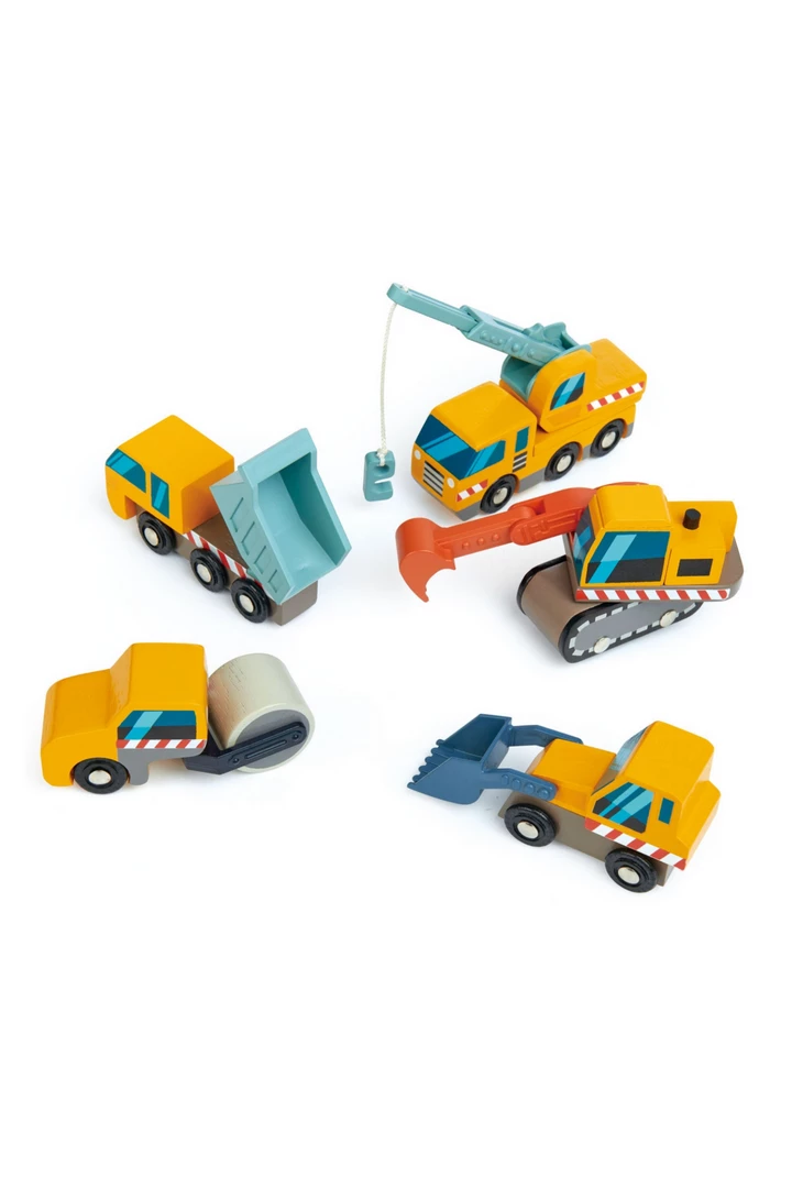 Tender Leaf Toys Construction Site Trucks