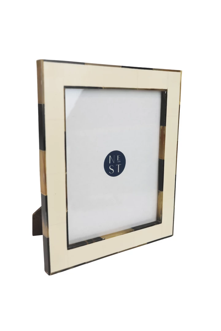 Two's Company Horn Trimmed Frames Home Decor