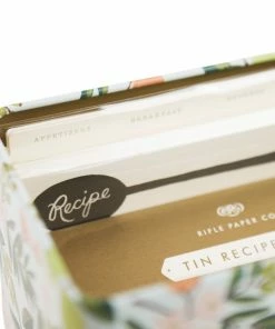 Rifle Paper Co Citrus Floral Tin Recipe Box