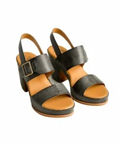 Korkease San Carlos Heel In Lava Grey