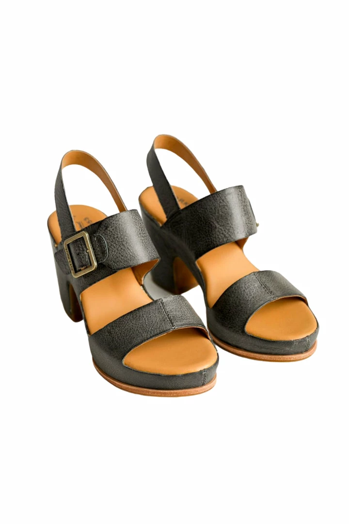 Korkease San Carlos Heel In Lava Grey