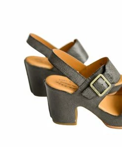 Korkease San Carlos Heel In Lava Grey