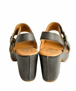 Korkease San Carlos Heel In Lava Grey