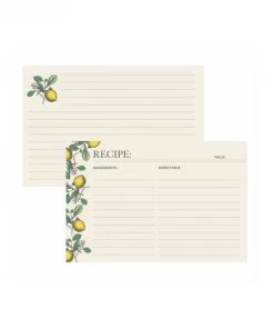 Hester & Cook Kitchen Lemon Recipe Cards