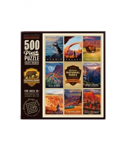 American Flat American National Parks Puzzle GIFT