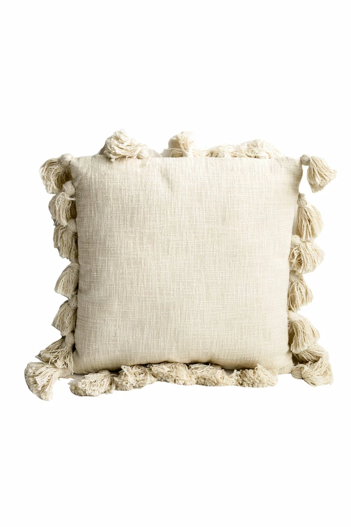 Creative Co-op Home Decor Celia Tassel Pillow