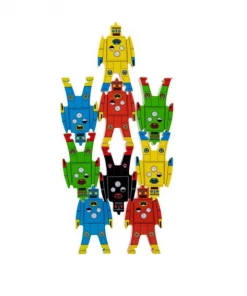 Schylling GIFT Wooden Stacking Robots